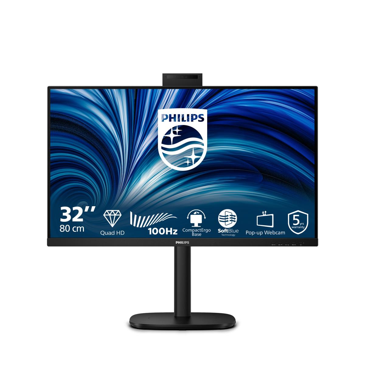 PHILIPS Desktop USB-c Monitor - 32b2u3601h - 32in - 2560x1440