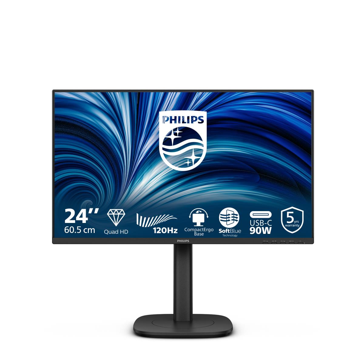PHILIPS Desktop Monitor - 24b2u3601 - 24in - 2560 X 1440