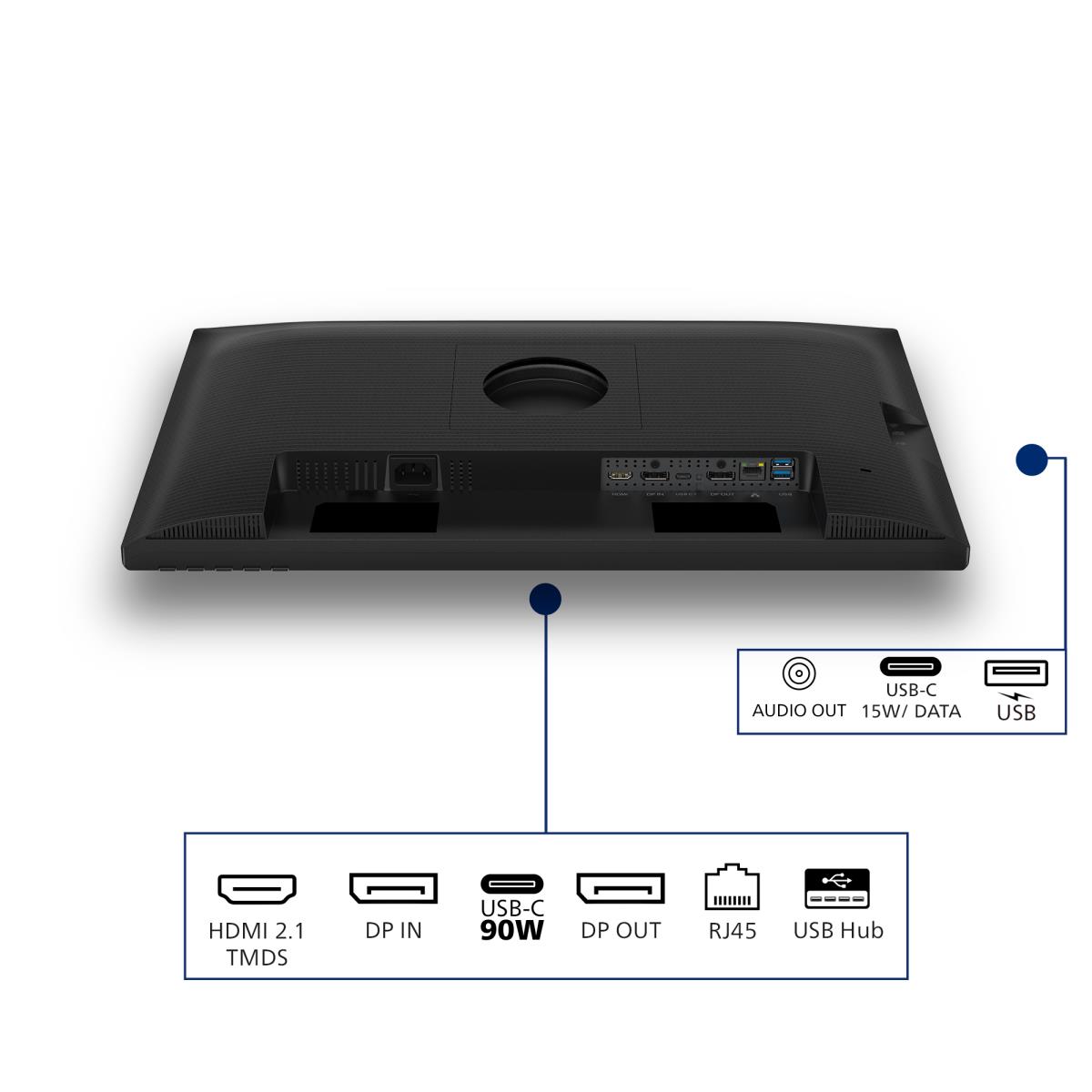 PHILIPS Desktop Monitor - 24b2u3601 - 24in - 2560 X 1440