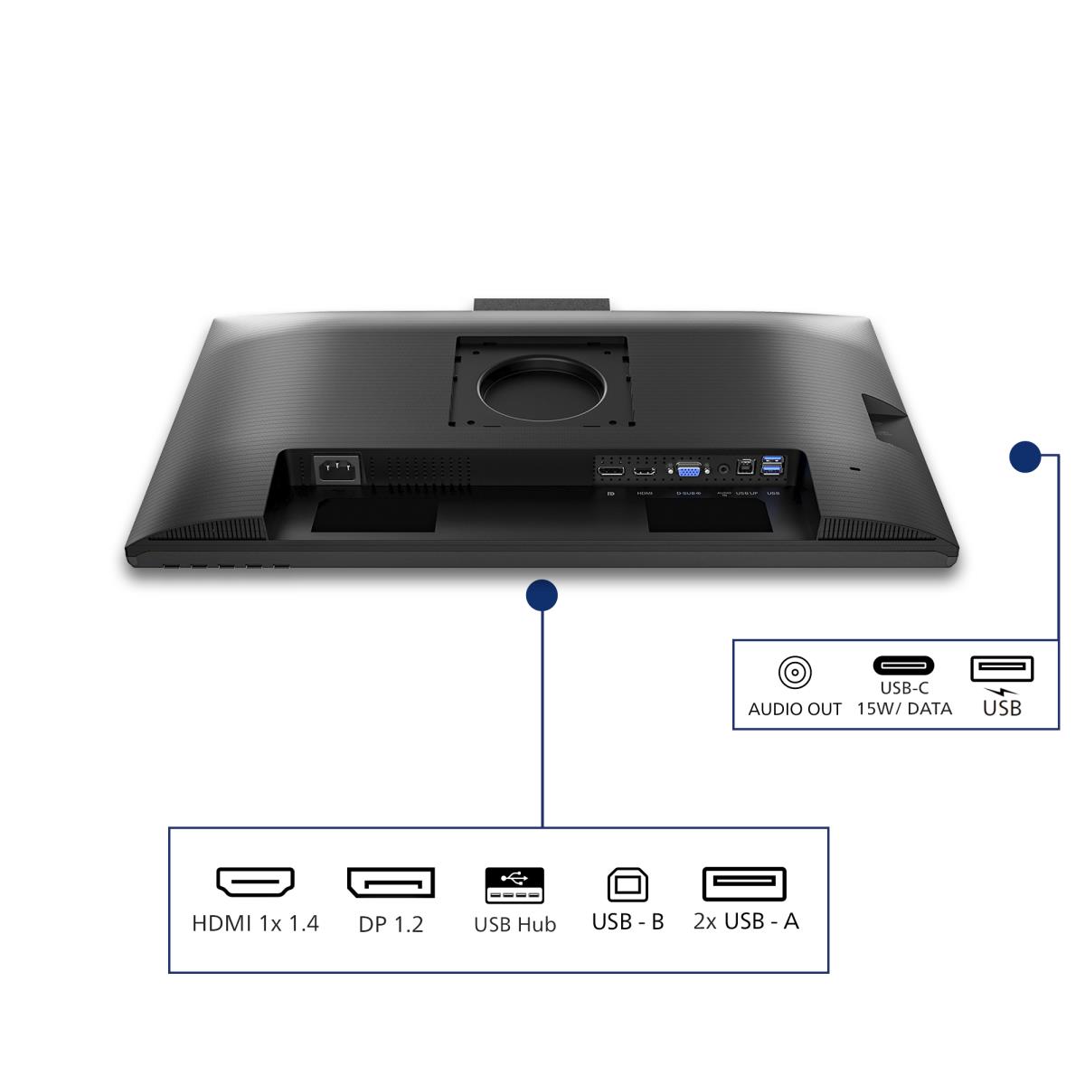 PHILIPS Desktop Monitor - 24b2n3200jh - 24in - 1920x1080