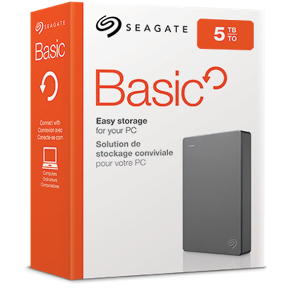 SEAGATE Basic Portable Drive 5TB 2.5in USB3.0