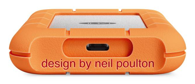 SEAGATE SSD - Rugged SSD4 - 4TB - USB-c - Orange
