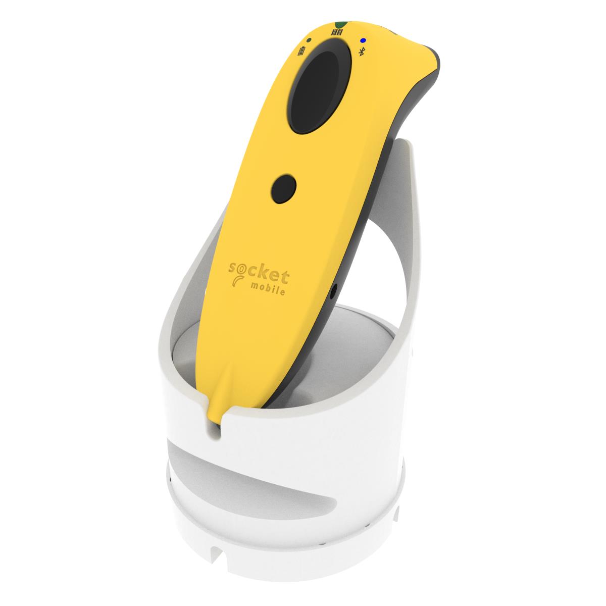 SOCKET Socketscan S720 - Linear Barcode Qr Code Reader Yellow White Dock