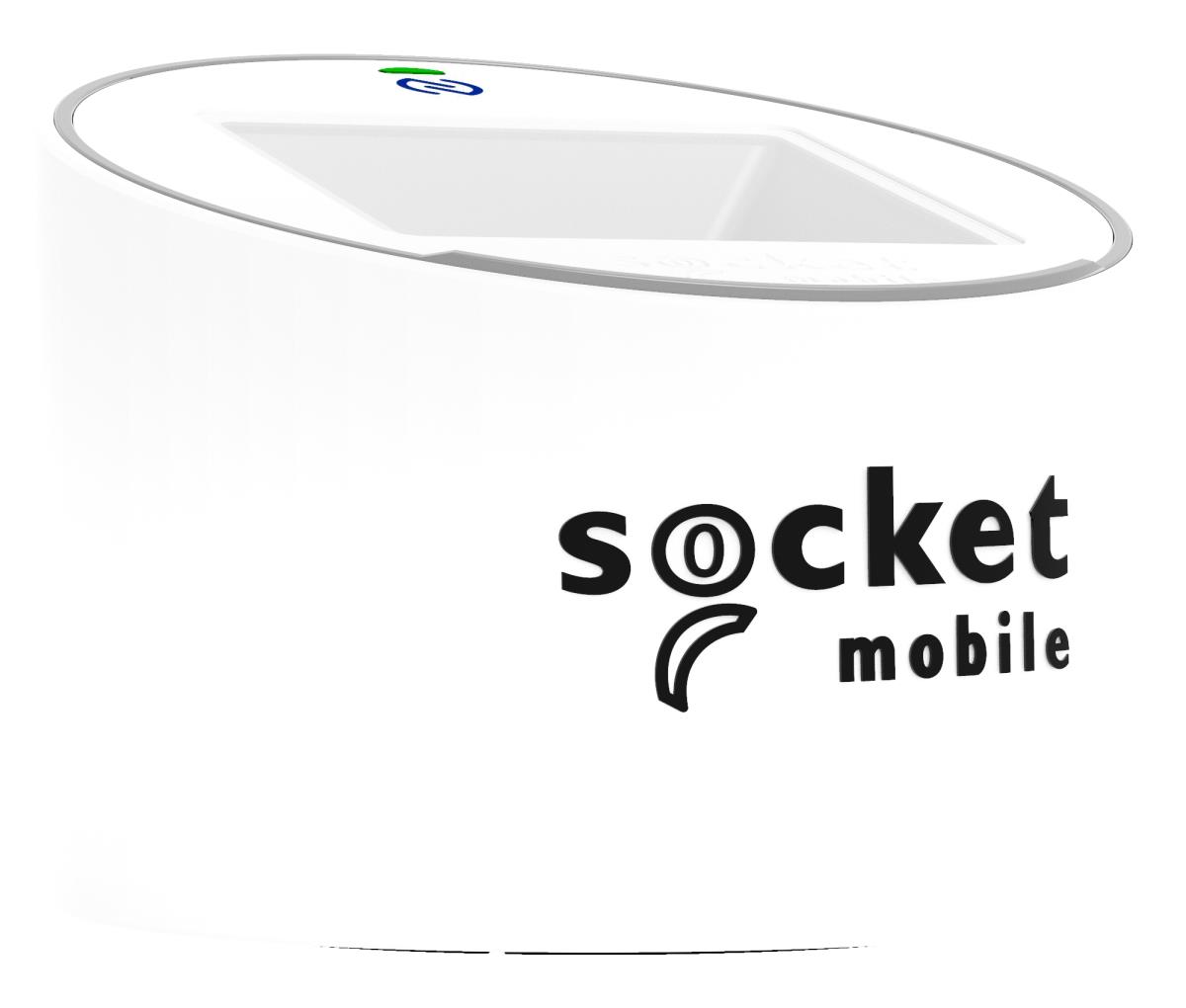 SOCKET Socketscan S370 - Universal Nfc Qr Code Mobile Wallet Reader White W/secure Pad