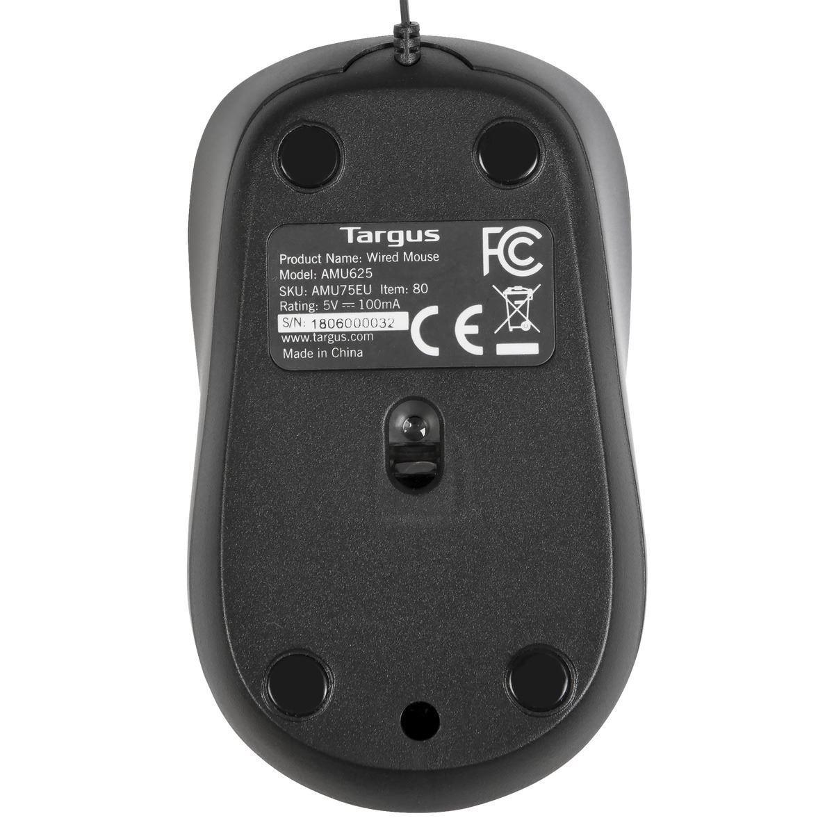 TARGUS Compact Optical Mouse Black/ Grey