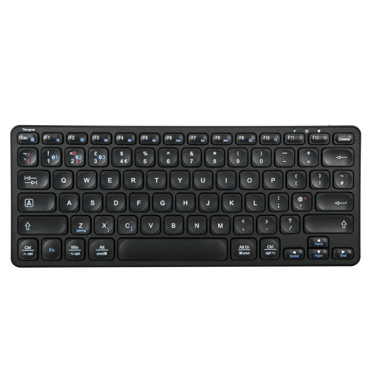 TARGUS Compact Multi-device Bluetooth Antimicrobial Keyboard Qwerty (uk)