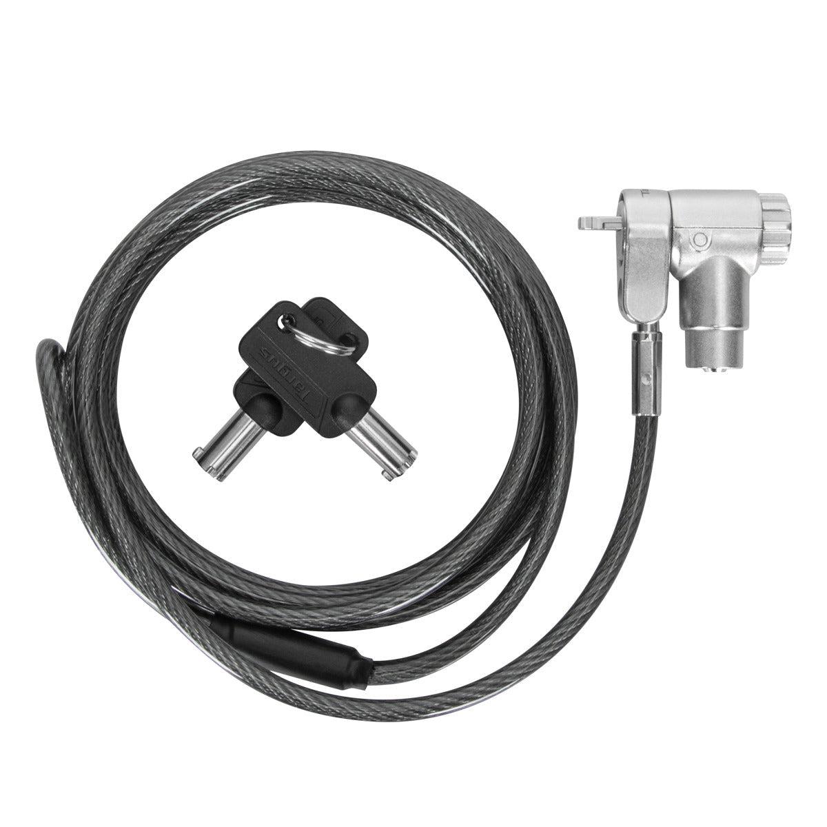 TARGUS Defcon Ultimate Universal Keyed Cable Lock With Adaptable Lock Head