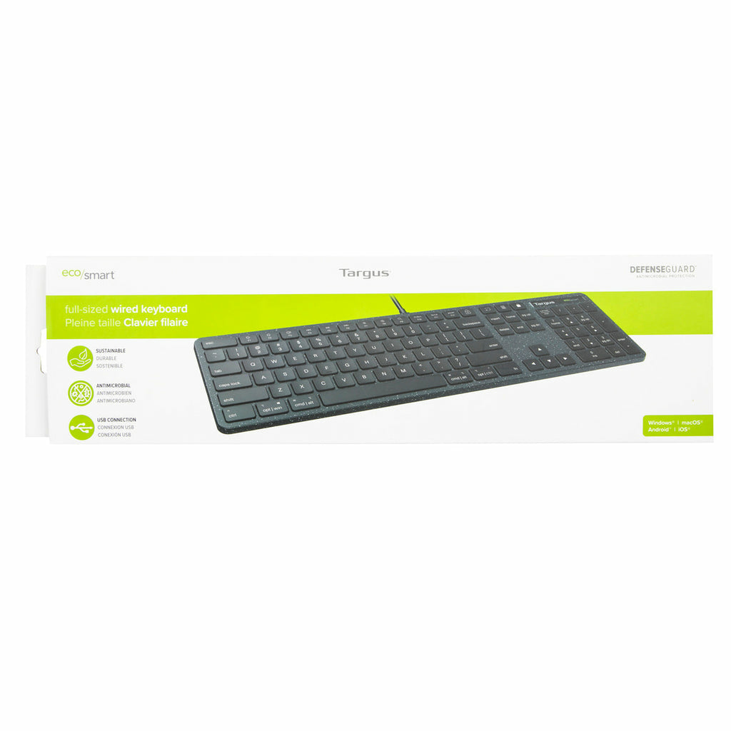 TARGUS Ecosmart Full Size Wired Keyboard (uk)
