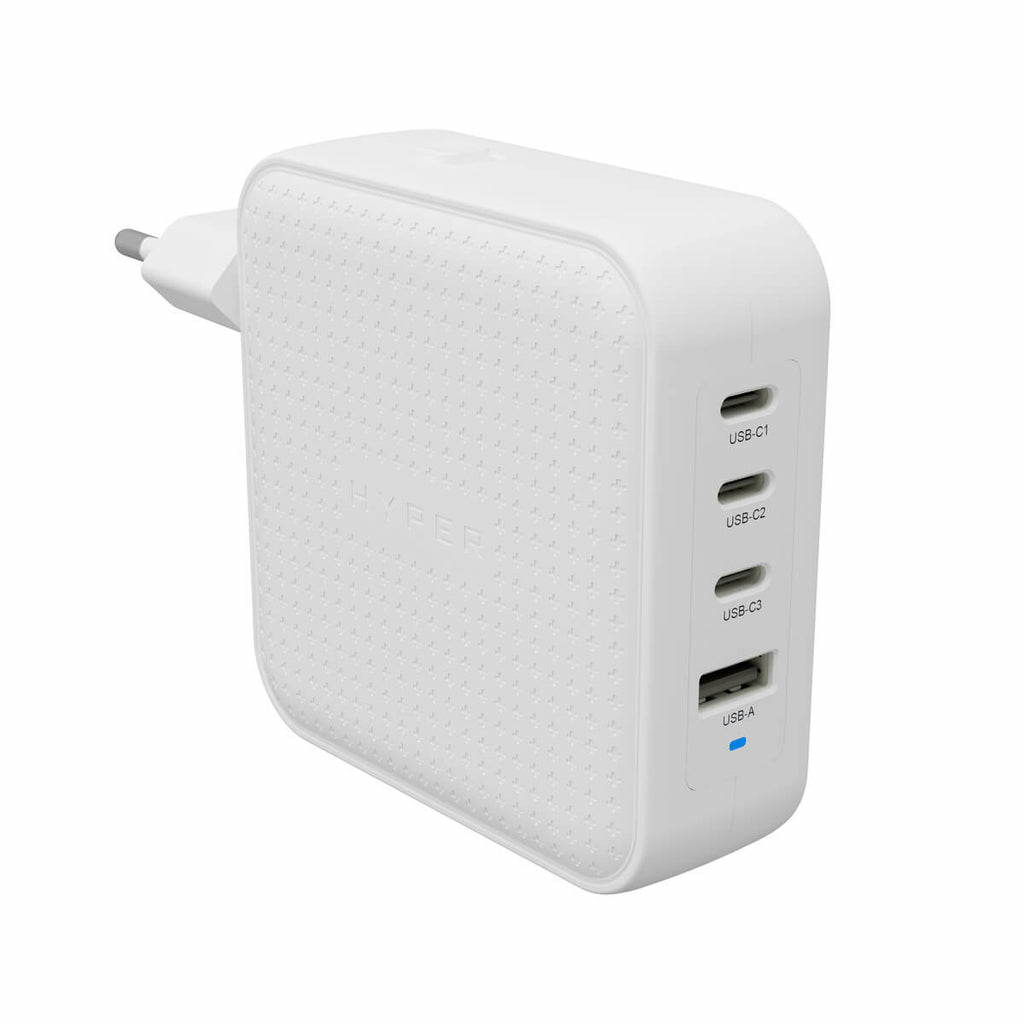 TARGUS Hyperjuice 100w USB-c Gan Travel Charger (3c+1a) - White