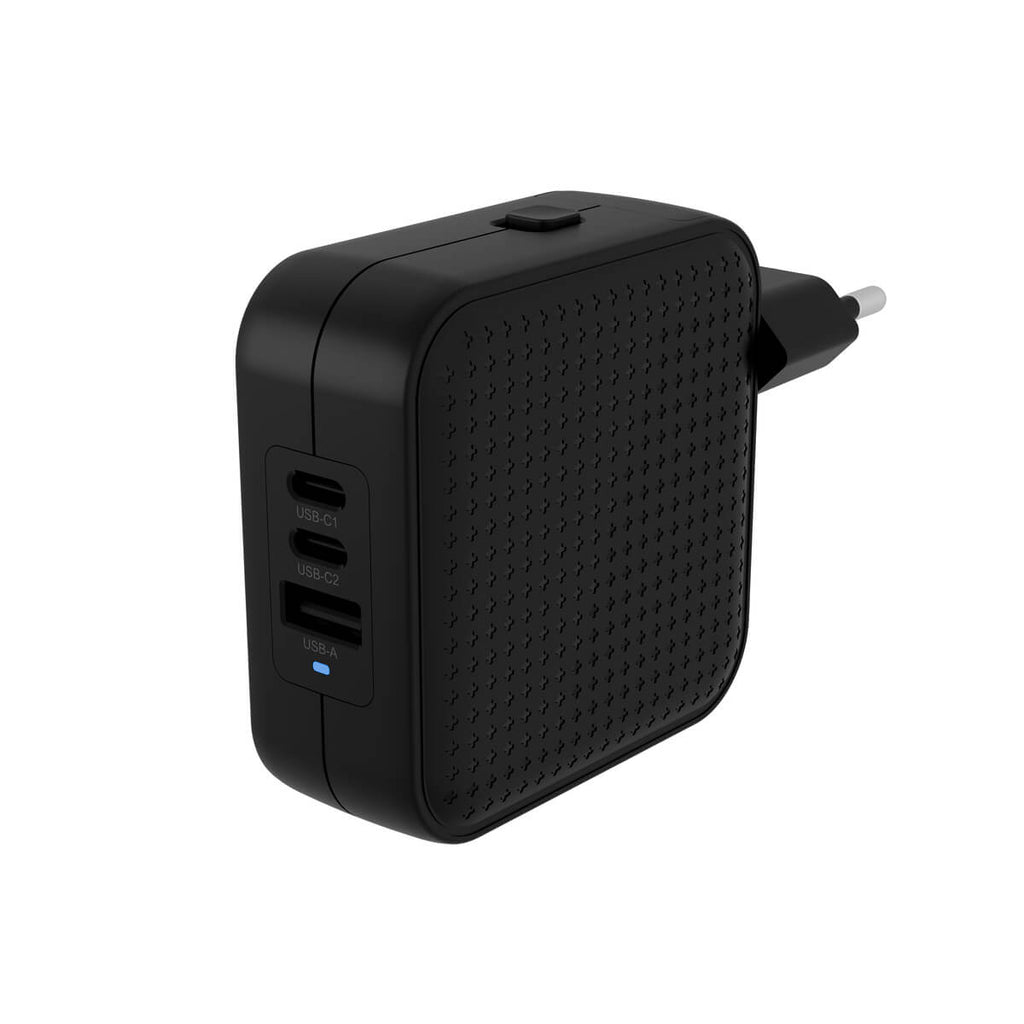 TARGUS Hyper Hyperjuice 70w USB-c Gan Travel Charger (3c+1a) - Black