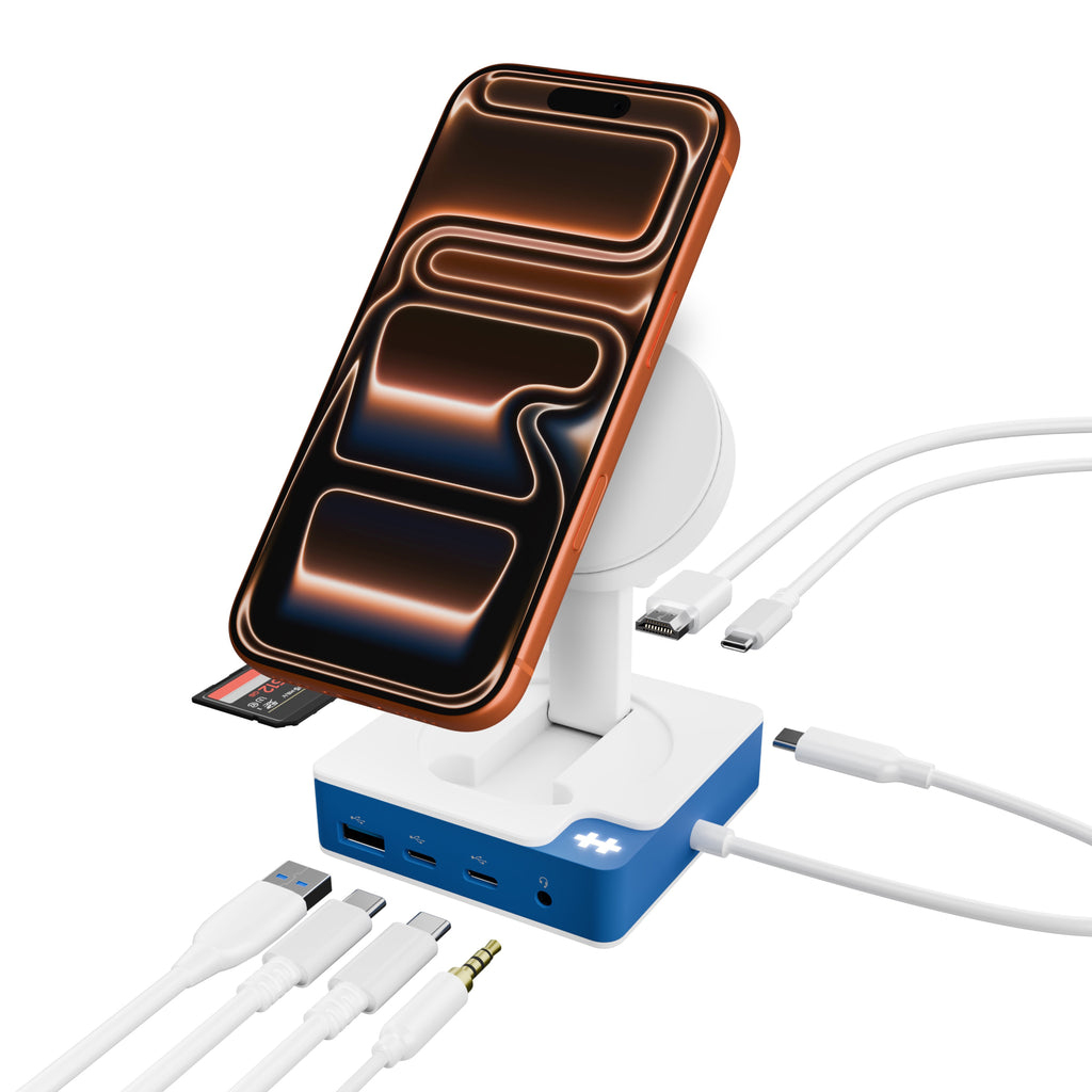 TARGUS Hyperdrive - Flex Magcharge USB-c Hub (blue)