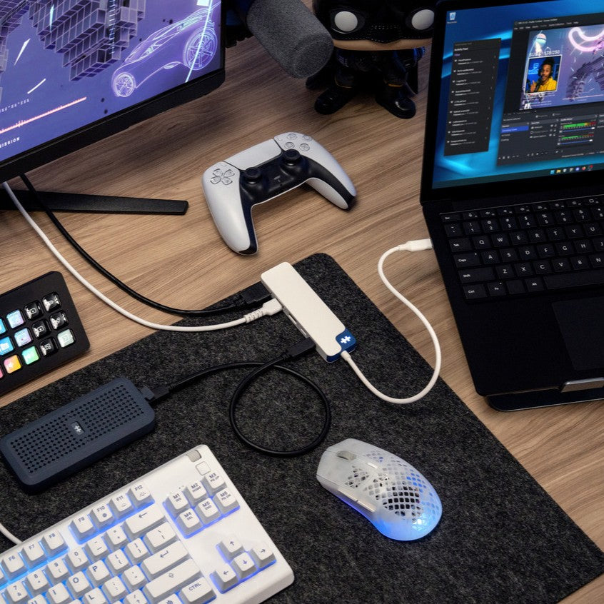 TARGUS Hyperdrive Flex 5 Port USB-c Hub (blue)