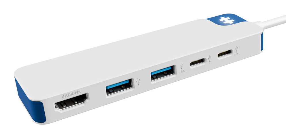 TARGUS Hyperdrive Flex 5 Port USB-c Hub (blue)