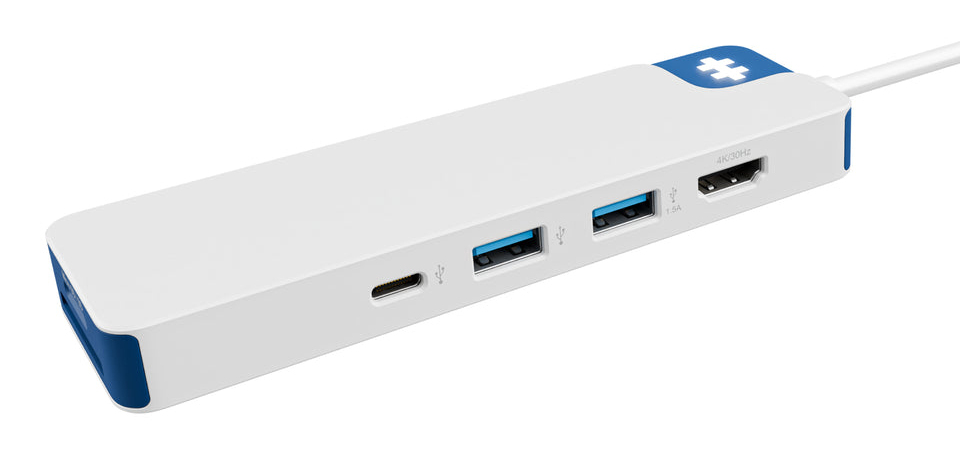TARGUS Hyperdrive Flex 8 Port USB-c Hub (blue)