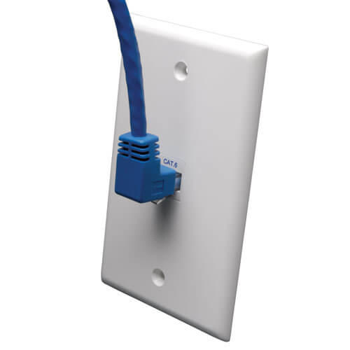 EATON CORPORATION CAT6 GIGABIT MOLDED 3M PATCH CABLE BLUE