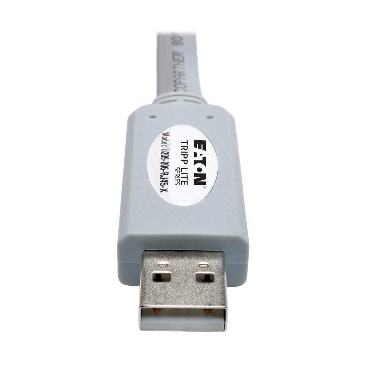 EATON CORPORATION USB TO RJ45 ROLLOVER CABLE M/M