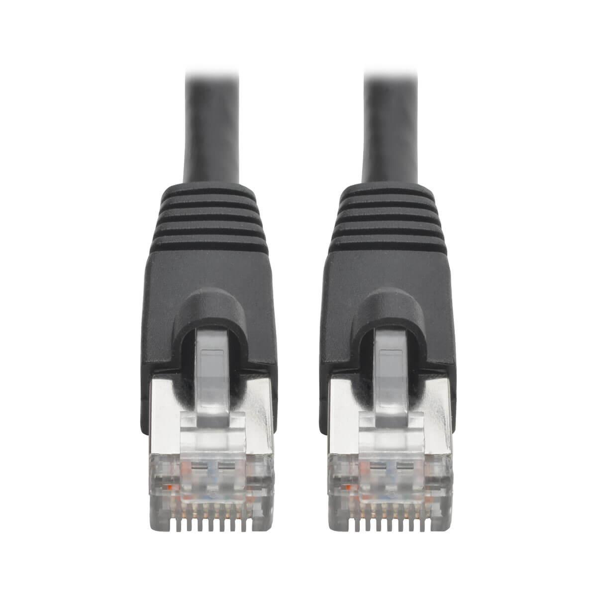 EATON CORPORATION TRIPP LITE Patch cable - CAT6a - STP - Snagless - 90cm - Black