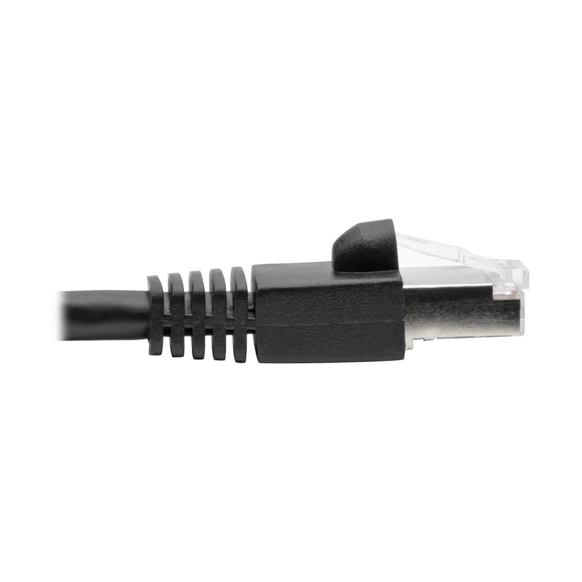 EATON CORPORATION TRIPP LITE Patch cable - CAT6a - STP - Snagless - 90cm - Black