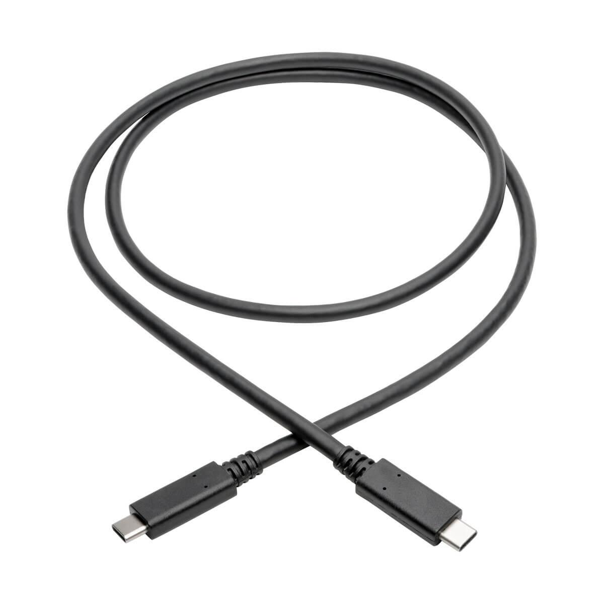 EATON CORPORATION USB 3.1 USB-C TO USB-C CABLE M/M 10GBPS 5A RATING 0.91M