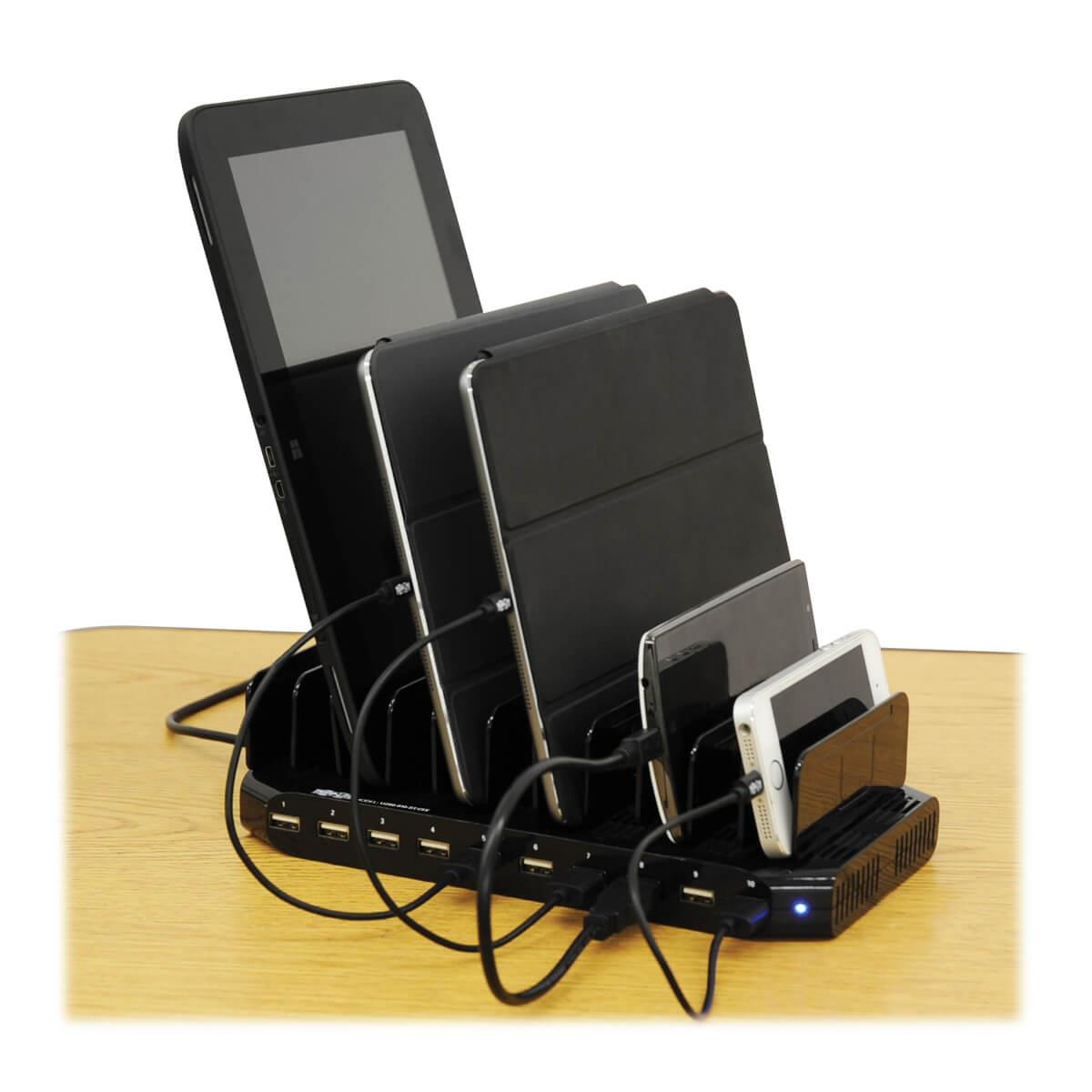 EATON CORPORATION 10-PORT USB CHARGING STATION 12V 8A (96W) / SCHUKO POWER CORD