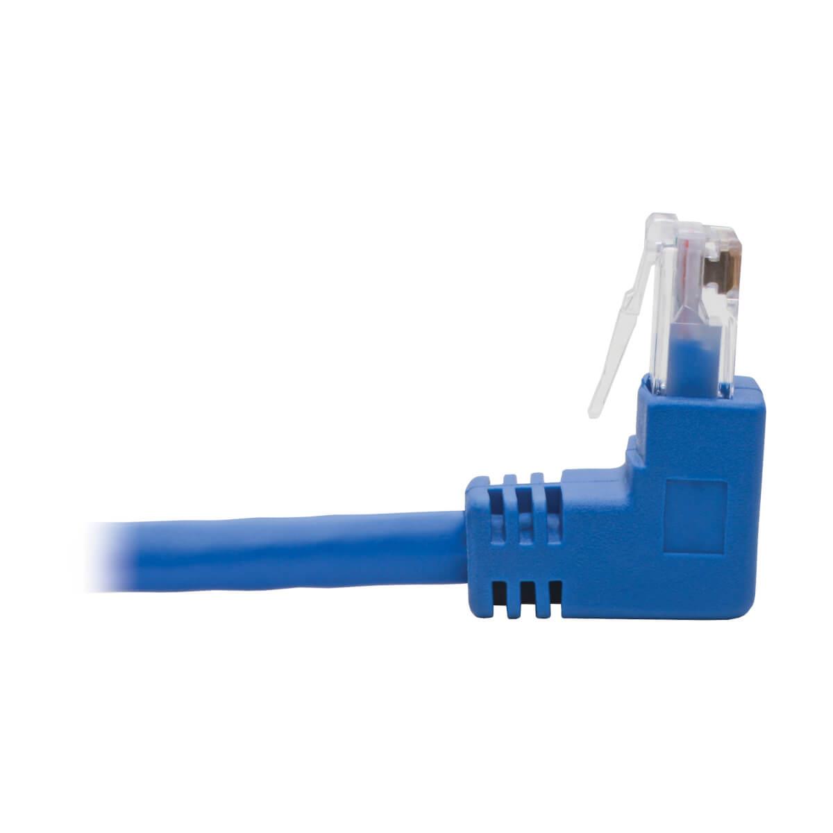 EATON CORPORATION TRIPP LITE Patch Cable - CAT6 - molded - 30cm - Blue - Right-Angle Down
