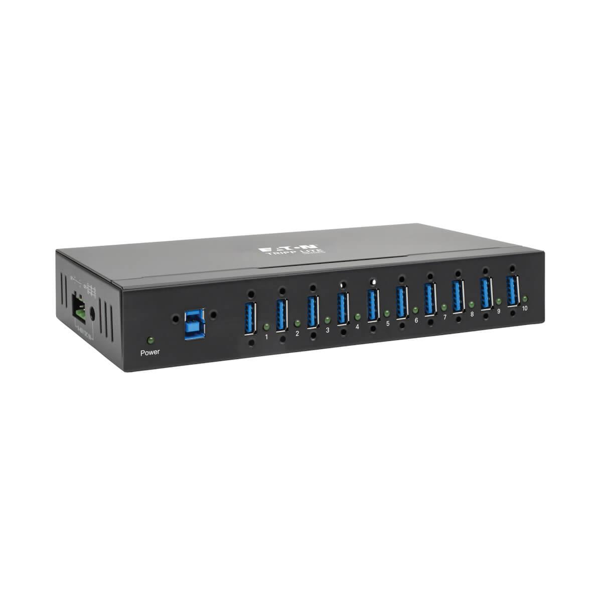 EATON CORPORATION 10-PORT INDUSTRIAL-GRADE USB3.0 HUB 20 KV ESD IMMUNITY MOUNTABLE
