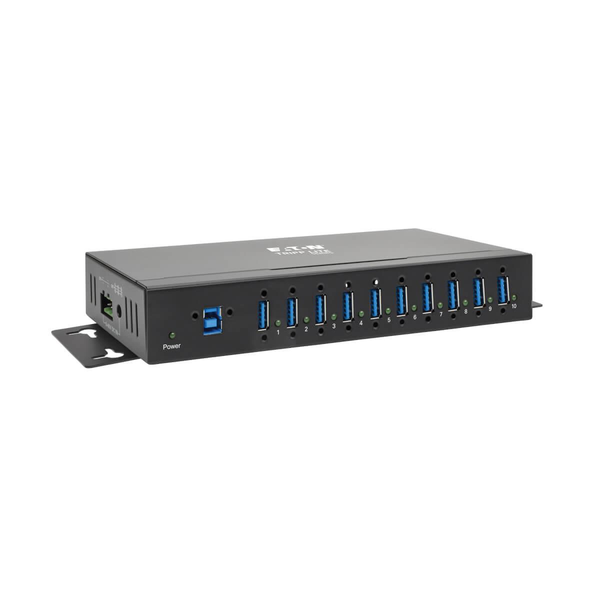 EATON CORPORATION 10-PORT INDUSTRIAL-GRADE USB3.0 HUB 20 KV ESD IMMUNITY MOUNTABLE