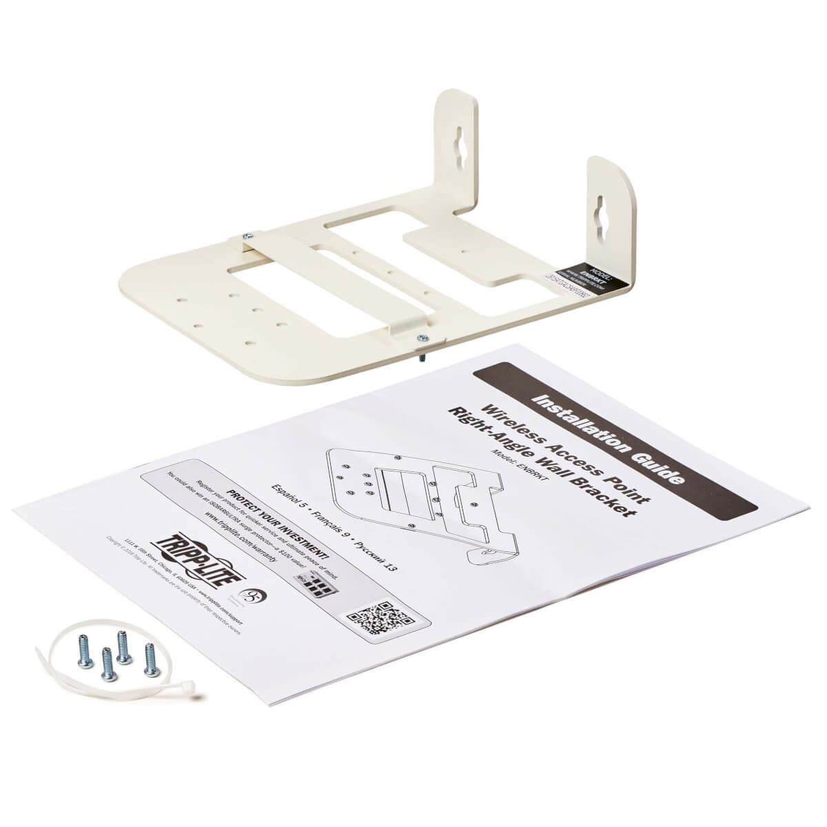 EATON CORPORATION UNIVERSAL WALL BRACKET WRLSS ACCESS POINT RT ANGLE WHT