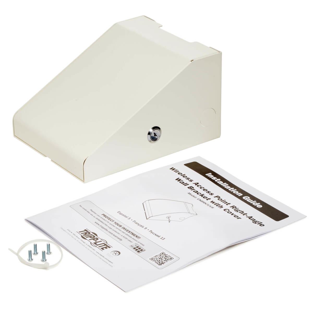 EATON CORPORATION UNIVERSAL WALL BRACKET WRLSS ACCESS PNT CVR RT ANG WHT