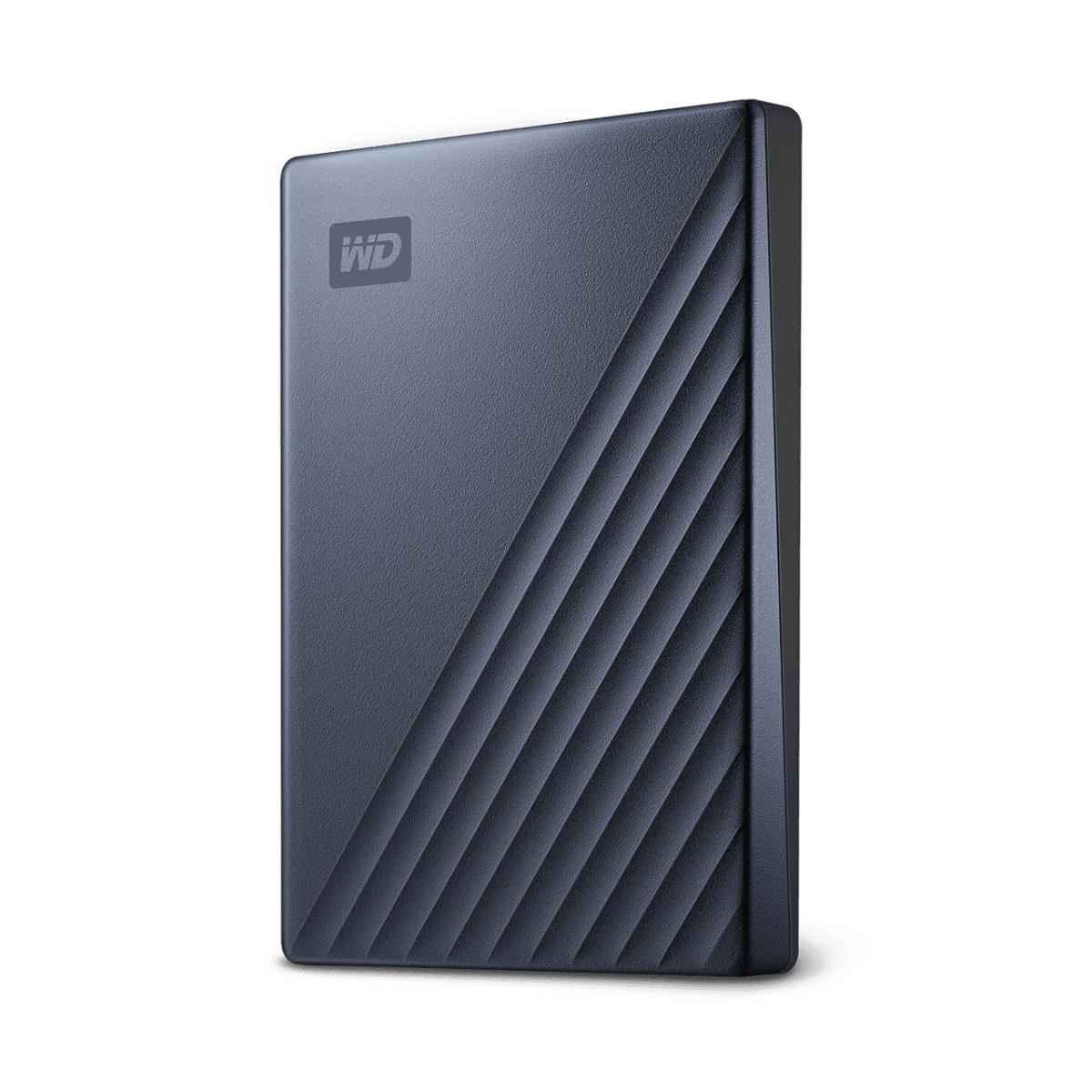 WESTERN DIGITAL Hard Drive - MY PASSPORT ULTRA - 5TB - USB-C 3.2 Gen 1 - Blue