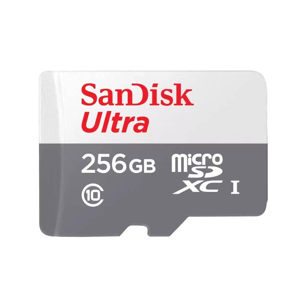 WESTERN DIGITAL Ultra Lite White/Gray micro SDXC 256GB 100MB/s Class 10 UHS-I 3x 5 pack