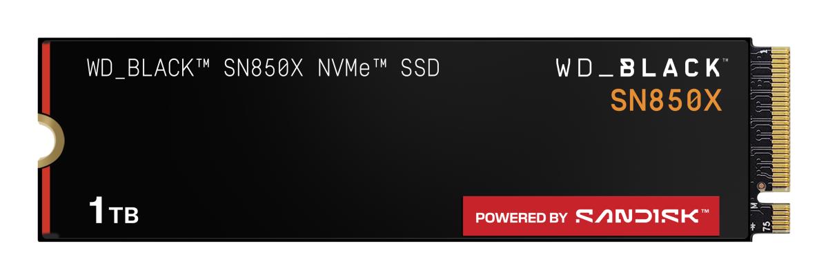 WESTERN DIGITAL SSD - WD_BLACK SN850X - 1TB - Pci-e Gen4 x4 - M.2 2280
