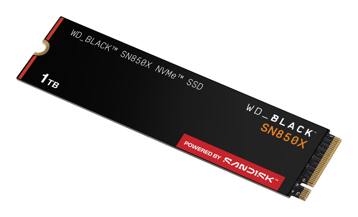 WESTERN DIGITAL SSD - WD_BLACK SN850X - 1TB - Pci-e Gen4 x4 - M.2 2280