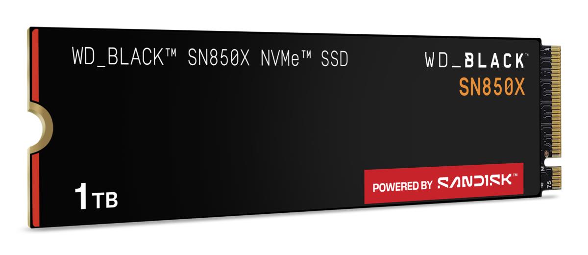 WESTERN DIGITAL SSD - WD_BLACK SN850X - 1TB - Pci-e Gen4 x4 - M.2 2280