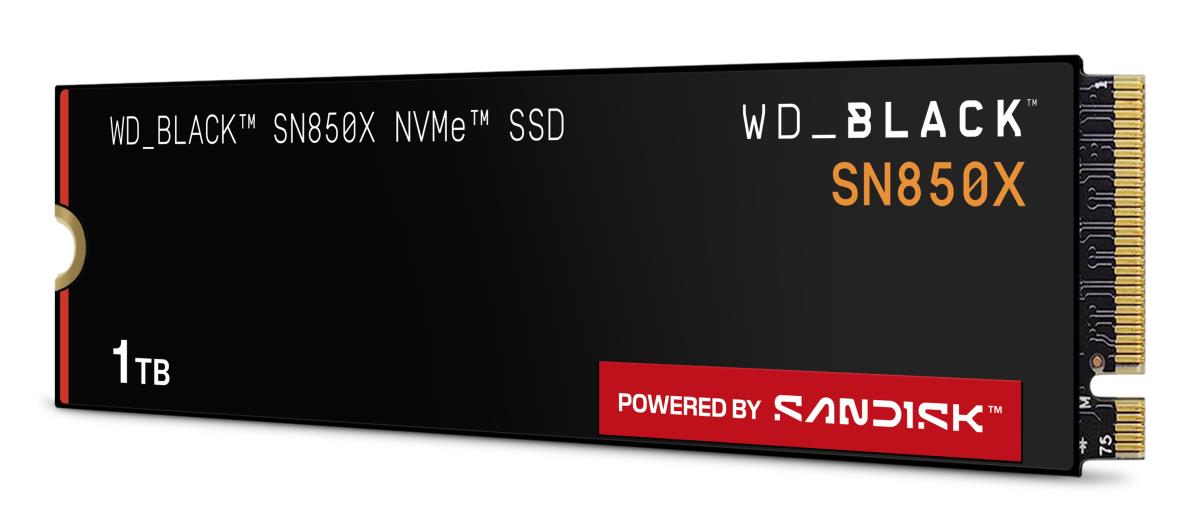 WESTERN DIGITAL SSD - WD_BLACK SN850X - 1TB - Pci-e Gen4 x4 - M.2 2280