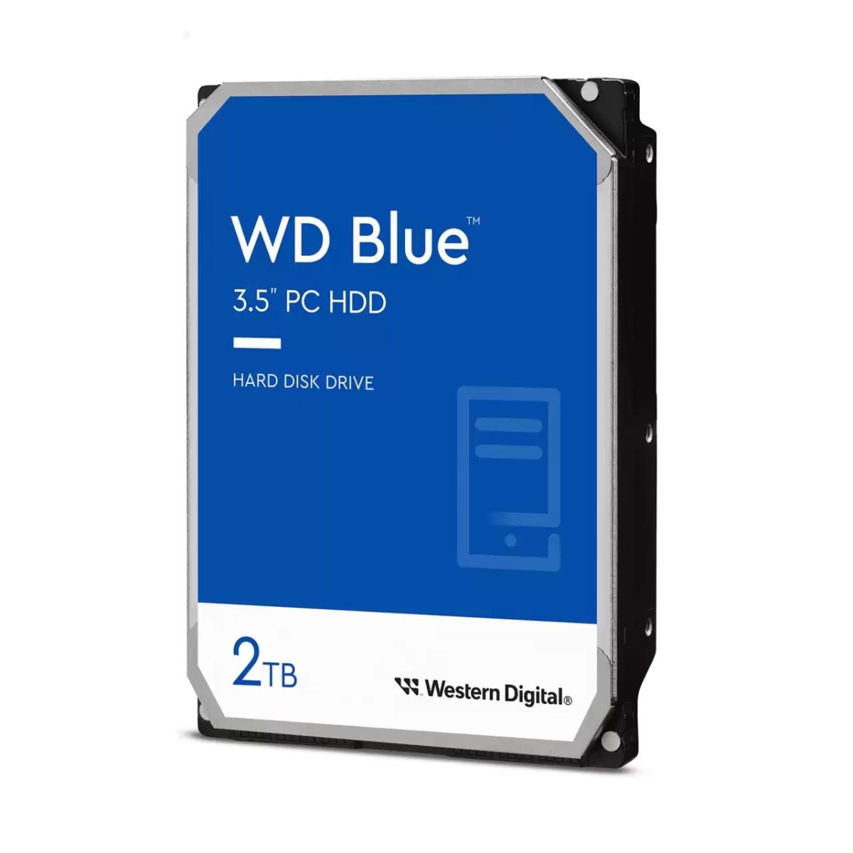 WESTERN DIGITAL Hard Drive - WD Blue WD20EARZ  - 2TB - SATA 6Gb/s - 3.5in - 5400rpm - 64MB Buffer - CMR
