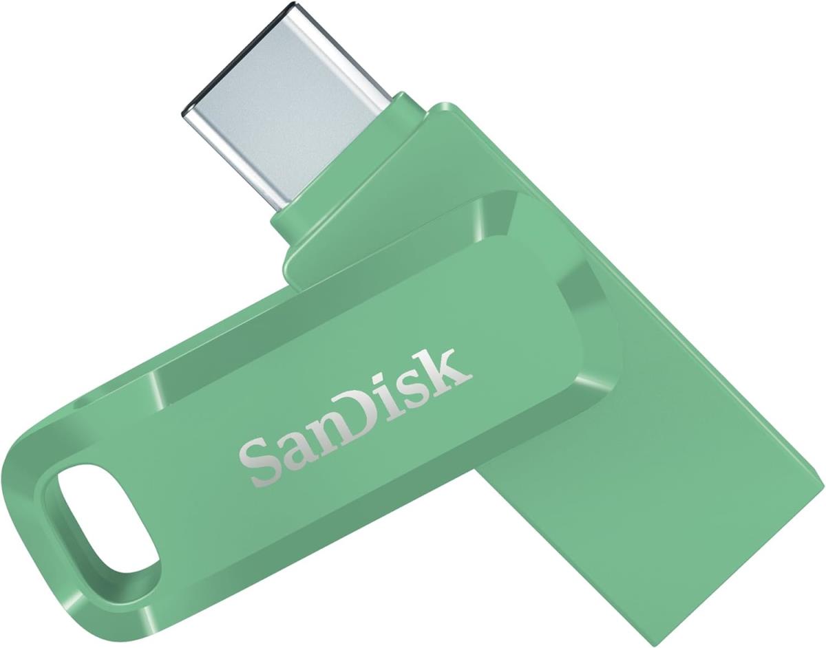 WESTERN DIGITAL SanDisk Ultra Dual Drive Go - 256GB USB Stick - USB-C / USB-A - Green