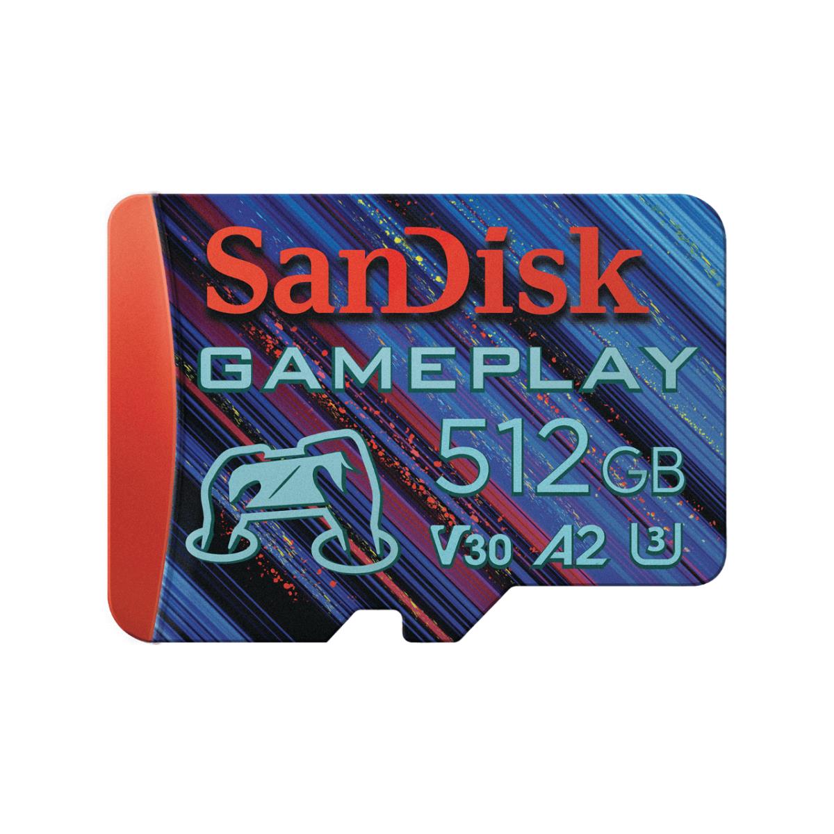 WESTERN DIGITAL SanDisk GamePlay microSD Card for Mobile and Handheld Console Gaming - 256GB - 90MB/s130MB/s UHS-I