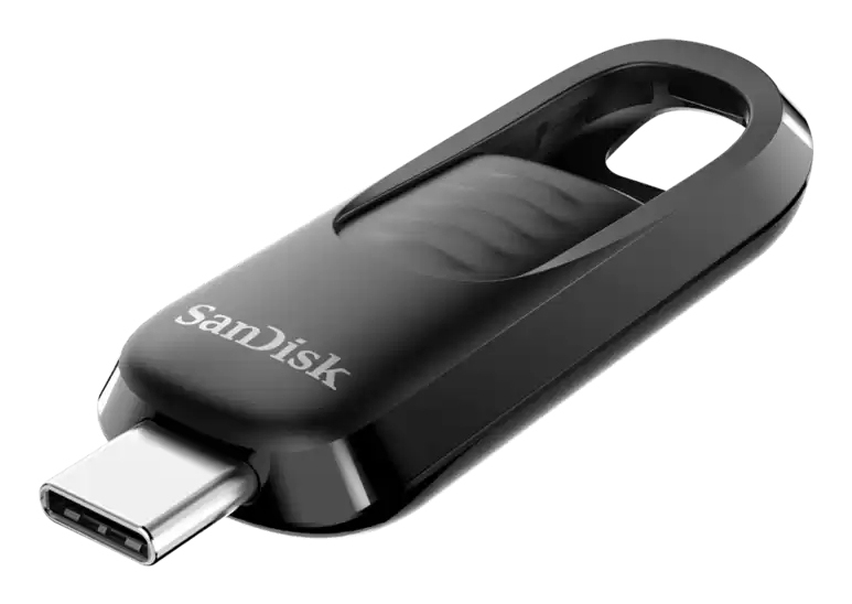 WESTERN DIGITAL Sandisk Ultra Slider - 512GB USB Stick - USB-C 3.2 Gen 1 - Retractable Connector