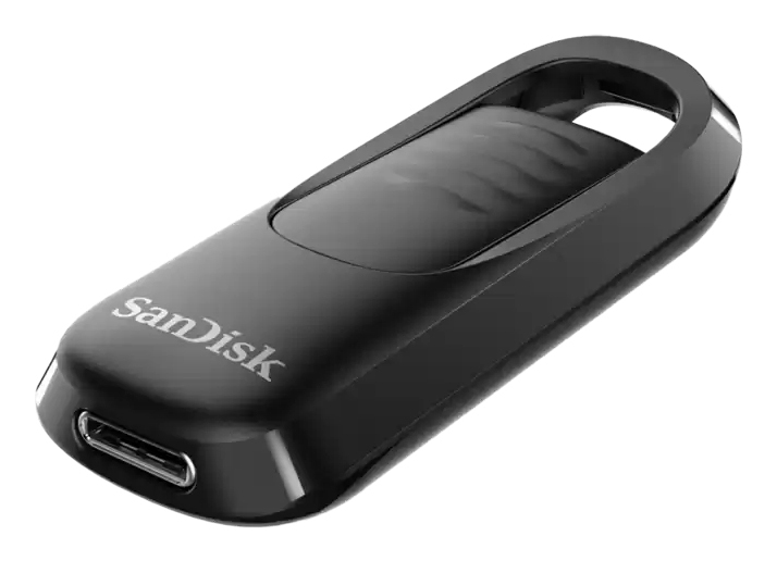 WESTERN DIGITAL Sandisk Ultra Slider - 512GB USB Stick - USB-C 3.2 Gen 1 - Retractable Connector