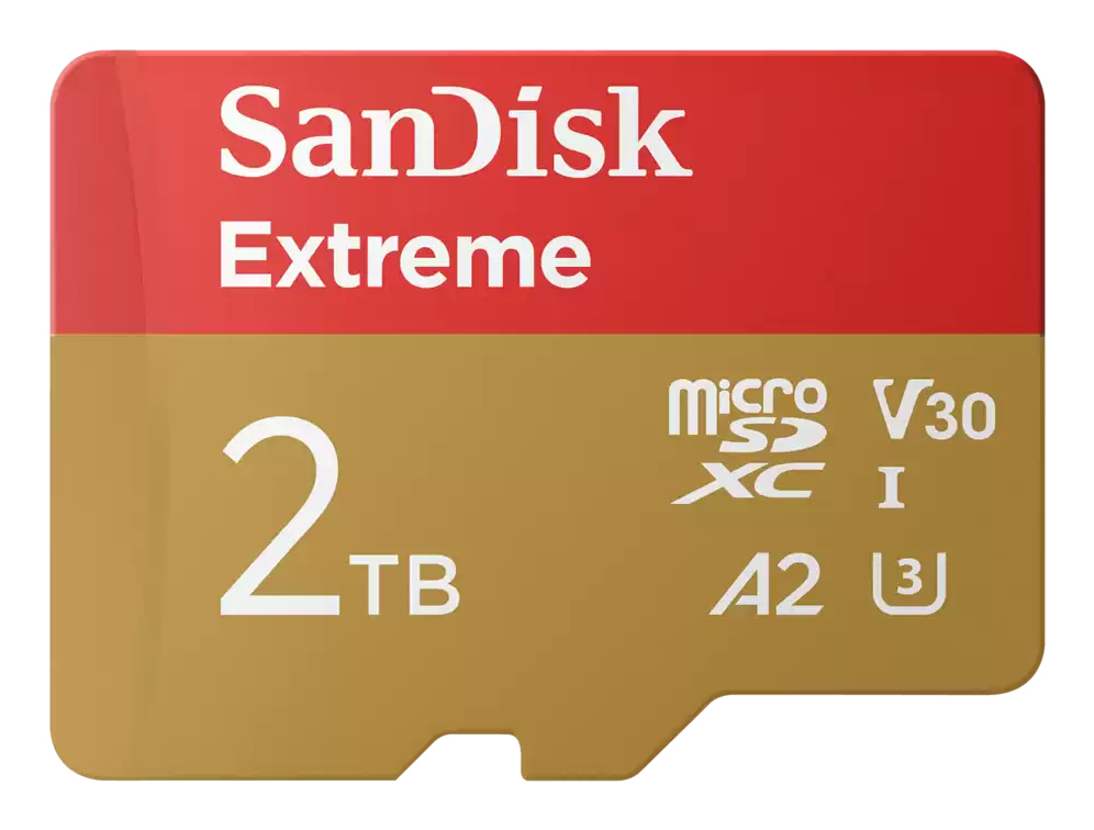 WESTERN DIGITAL Extreme Micro SDXC 2TB + SD Adapter 240MB/s