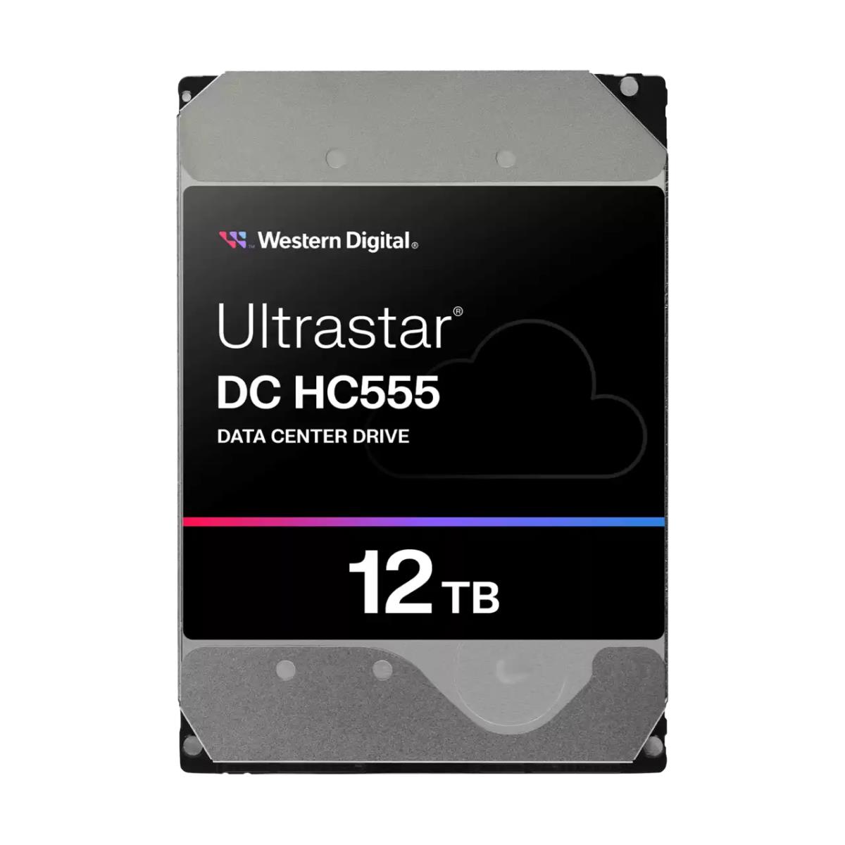 WESTERN DIGITAL Hard Drive - Ultrastar HC555 0B47741 - 12TB - SAS 12Gb/s - 3.5in  - 7200rpm - SE