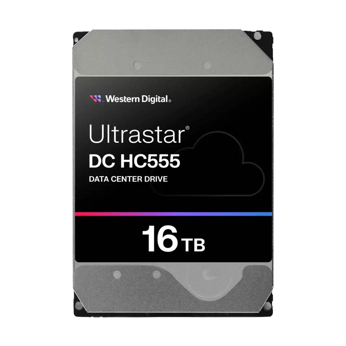 WESTERN DIGITAL Hard Drive - Ultrastar HC555 0B48722 - 16TB - SATA - 3.5in  - 7200rpm - 512e SE