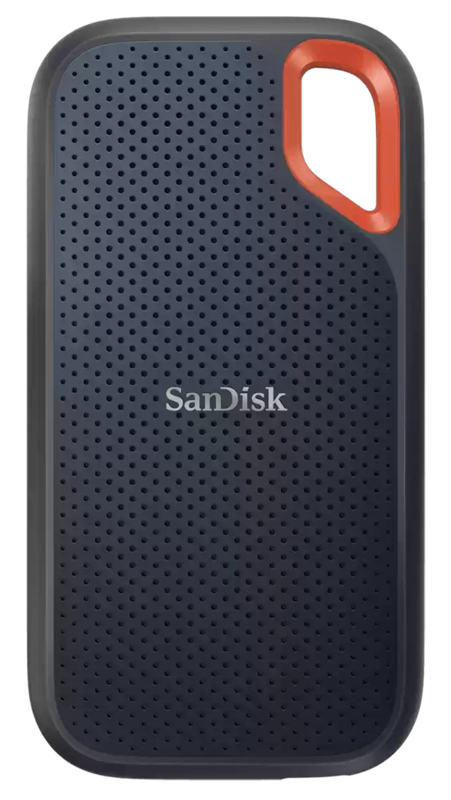 WESTERN DIGITAL SanDisk Extreme Portable SSD - 8TB - USB-C/A 3.2 Gen 2 - Black