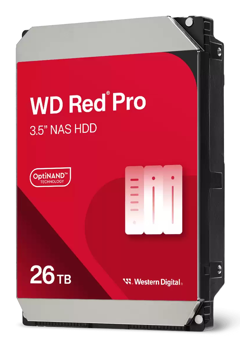 WESTERN DIGITAL Hard Drive - Wd Red Pro Wd260kfgx - 26TB - SATA 6gb/s - 3.5in - 512MB Buffer