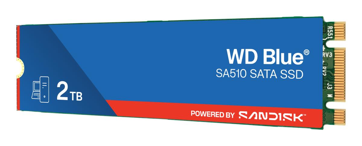 WESTERN DIGITAL SSD - WD Blue SA510 - 2TB - SATA 6Gb/s - M.2 2280
