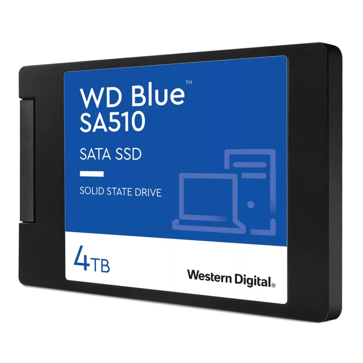 WESTERN DIGITAL SSD - WD Blue SA510 - 4TB - SATA 6Gb/s - 2.5in - 7mm Cased