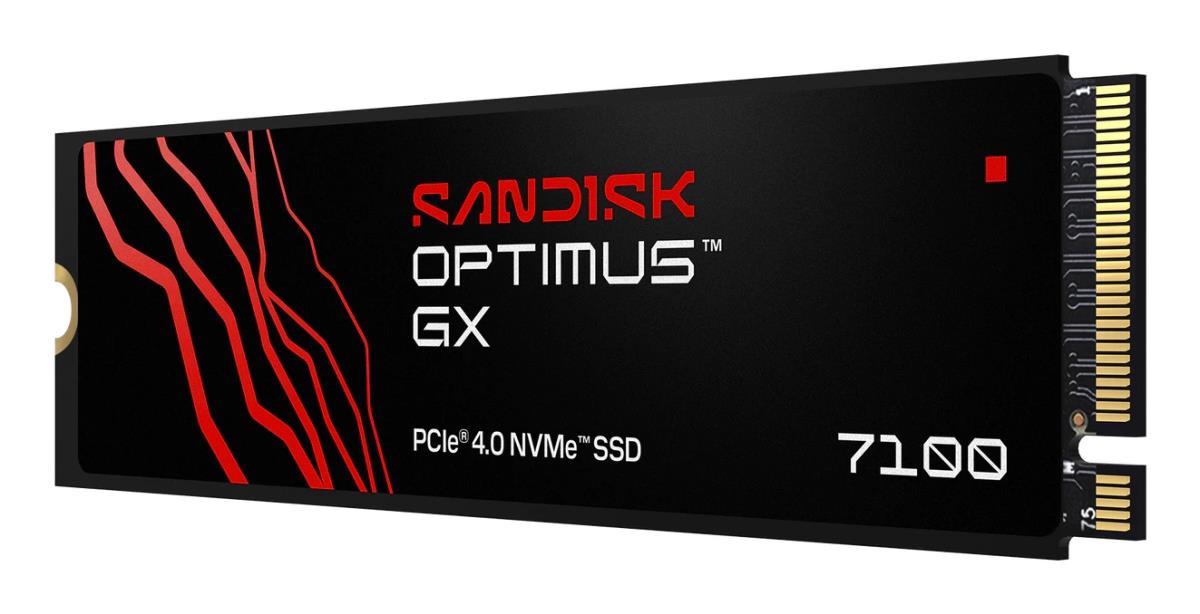 WESTERN DIGITAL SanDisk Optimus GX 7100 NVMe - 500GB - Pci-e 4.0 x4 - M.2 2280