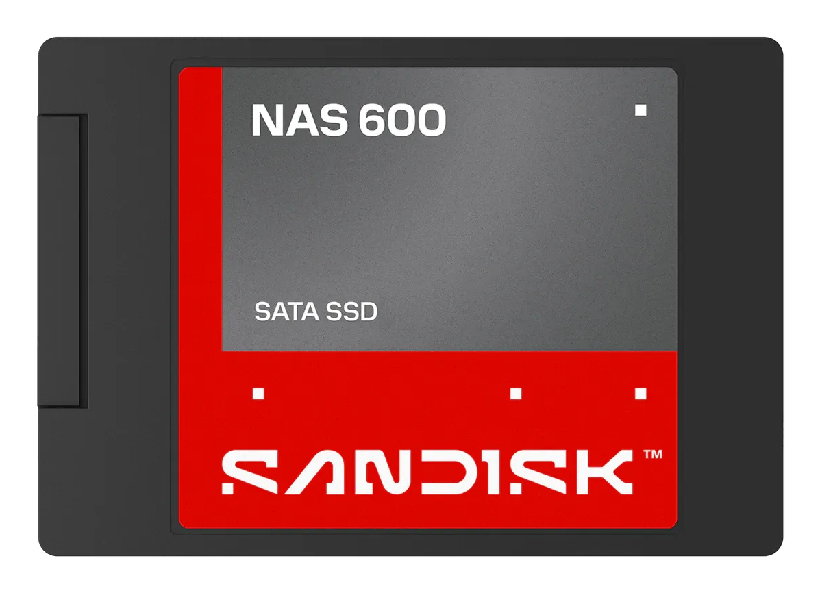 WESTERN DIGITAL SSD - SANDISK NAS 600 - 4TB - SATA 6Gb/s - 2.5in or 7mm Bay
