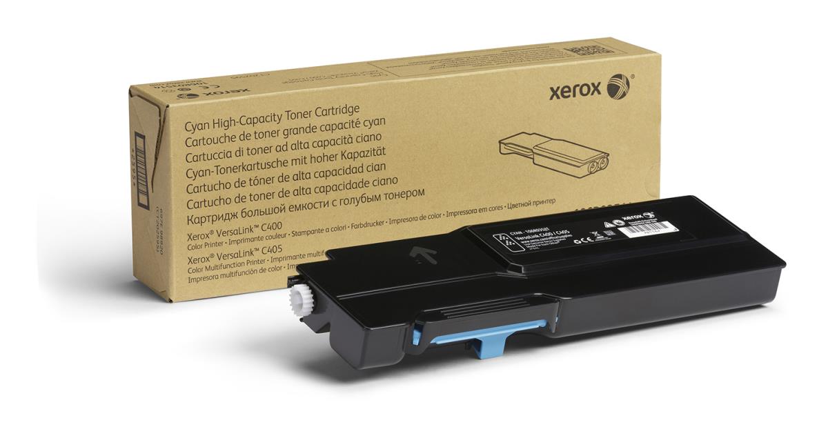 XEROX Toner Cartridge - High Capacity - 5000 Pages - Cyan (106R03518)